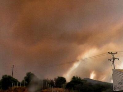 Πυρκαγιά στην περιοχή Βραυρώνας Αττικής
