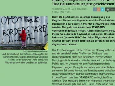 Το επίμαχο δημοσίευμα της DerStandard (α...