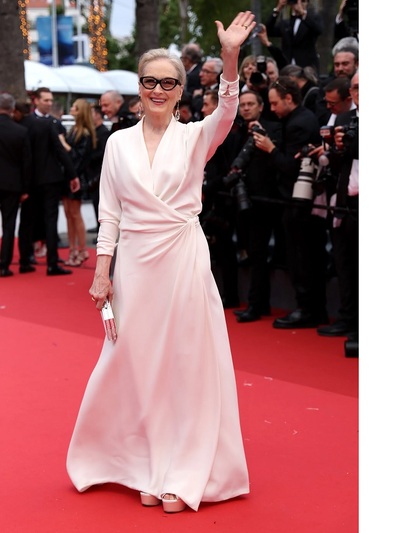 Μέριλ Στριπ με Dior dress και Fred Leigh...