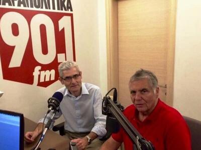 Ο Άγγελος Τσιγκρής συζητά με το Γιώργο Τ...