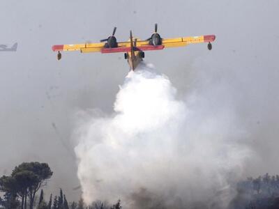 Αχαΐα: Σε εξέλιξη η μεγάλη φωτιά  στο Κα...