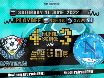 Η Νάπολη έχασε 4-3 από την New Team Brussels