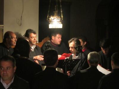 Ο πρωτοψάλτης Δημήτριος Γαλάνης και τα μ...