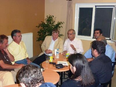 Συνάντηση  Δημήτρη Σταμάτη με τον Δήμαρχ...