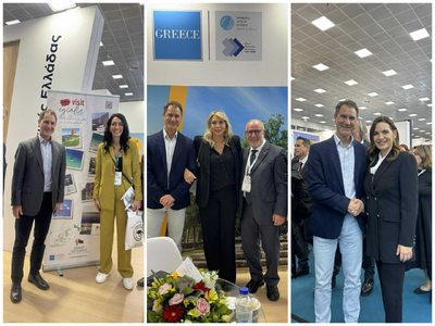 Η Υπουργός Τουρισμού στο Περίπτερο του δ...