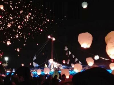 Μαγεία στον Βόλο- 5.000 Φαναράκια μετέφε...