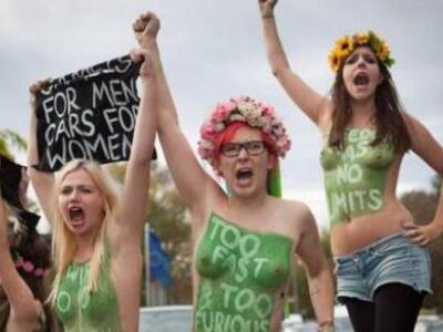 Oι γυμνόστηθες Femen θέλουν τις γυναίκες...