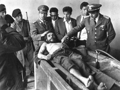 H σορός του Τσε Γκεβάρα 