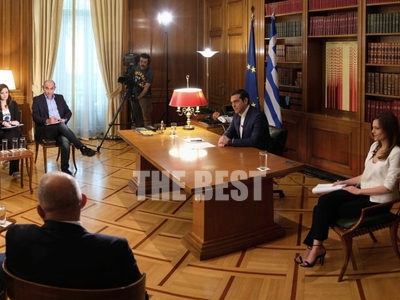 Απόψε στις 22.00 η συνέντευξη Τσίπρα στη...