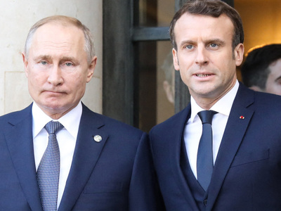 Πρώτη τηλεφωνική επικοινωνία Πούτιν-Μακρ...