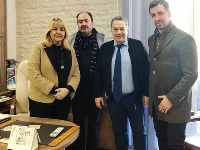 Συνάντηση αντιπροσωπείας μελών του ΔΣ τω...