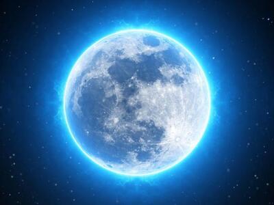 Ένα σούπερ μπλε φεγγάρι στον ουρανό απόψ...