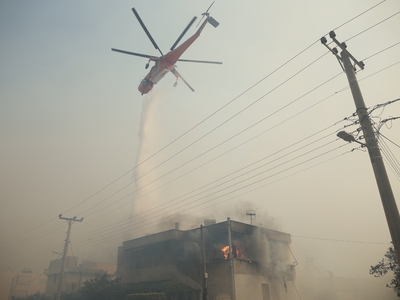 Φωτιά στον Κουβαρά: Έγινε μία προσαγωγή ...