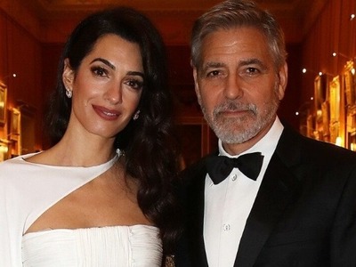 Η Αμάλ και ο Τζορτζ Κλούνεϊ στο Λος Άντζ...