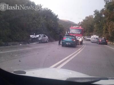 Η βροχή έφερε… τροχαία στην Κρήτη