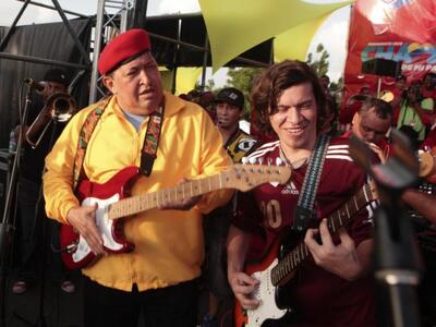 Ο εμβληματικός ηγέτης της Βενεζουέλας, Hugo Chavez