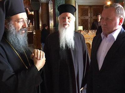 Αντιπροσωπεία Ρώσων στρατιωτικών ιερέων ...