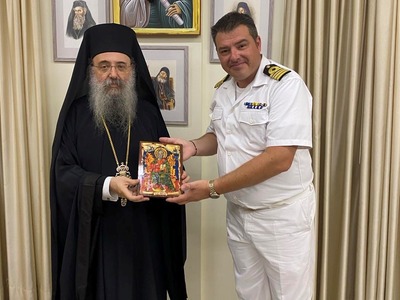 Επίσκεψη του νέου Διοικητή του Ναυτικού ...