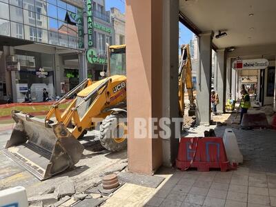 Πάτρα: Εργοτάξιο η Ερμού μεταξύ Ρήγα Φερ...