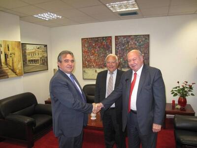 Συνάντηση Τ. Αποστολόπουλου με το Δήμαρχ...