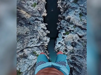 Αθλητής πήδηξε σε φαράγγι από ύψος 31 μέ...