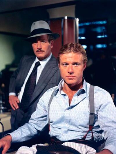 O Robert Redford με τον Paul Newman που ...