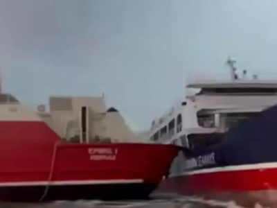 Ηγουμενίτσα: Έσπασαν οι κάβοι και συγκρο...