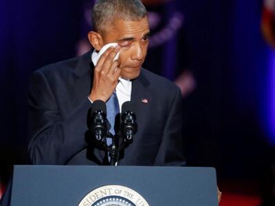 Τα δάκρυα του Ομπάμα και το ευχαριστώ στ...
