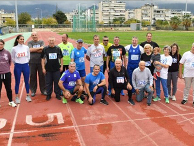 Ο αγώνας των Βετεράνων αθλητών της Πάτρας