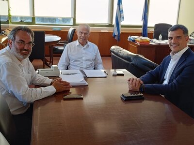 Συνάντηση του πολιτευτή ΝΔ Αχαΐας Ανδρέα...