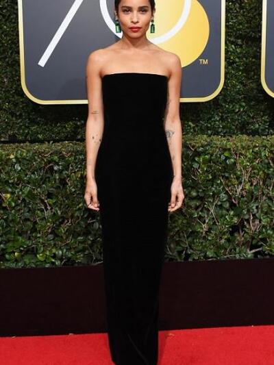 ΖΟΕ ΚΡΑΒΙΤΖ ΜΕ SAINT LAURENT