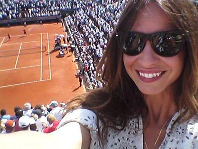 Μια Πατρινή στις κερκίδες του Ρολάν Γκαρός