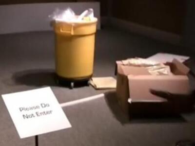 Καθαρίστρια μπερδεύει τα σκουπίδια με έρ...