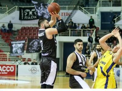 Μπάσκετ: Δεύτερη ευρωπαϊκή ήττα για τον ΠΑΟΚ