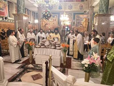 Η εορτή του Οσίου Αρσένιου στον Ι. Ν. Αγίας Τριαδος Πατρών-ΦΩΤΟ