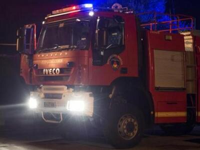 Πάτρα: Φωτιά στον καταυλισμό στον Ριγανόκαμπο