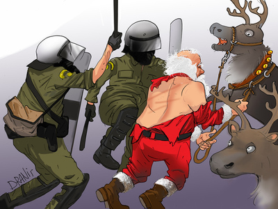 Η... αστυνομοκρατία και ο Άγιος Βασίλης ...
