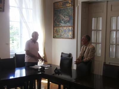 Από τη συνάντηση του Ηλ. Τσούνα με τον δ...