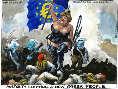  Οι ξένοι γελοιογράφοι σχολιάζουν την ελ...