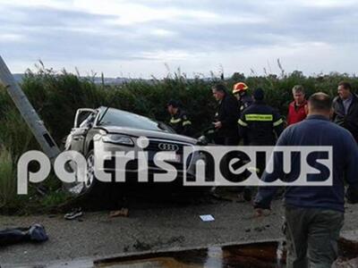 Ηλεία: Τροχαίο με τραυματισμό τριών ατόμ...