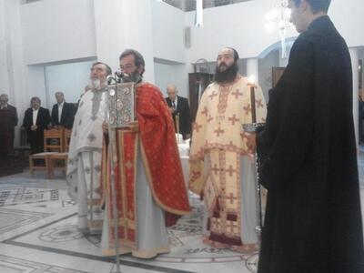 Θυρανοίξεια στο νέοδμητο ναό Αγίου Δημητ...