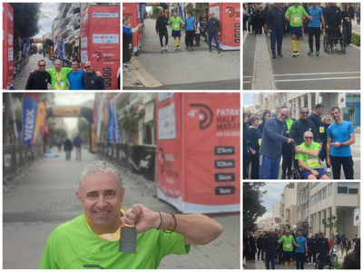 Συγκίνηση στον Ημιμαραθώνιο Πάτρας: Σηκώ...