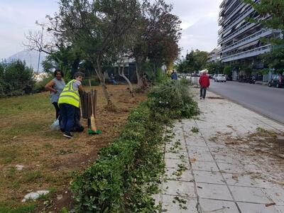  Εργασίες καλλωπισμού των παρτεριών απέν...