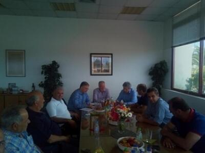 Επίσκεψη Μαυραγάνη στην Παναιγιάλεια Ένω...