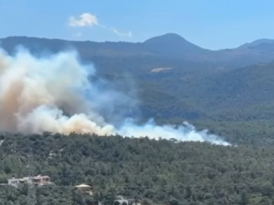 Φωτιά στον Άγιο Νικόλαο Κρήτης: Μήνυμα τ...