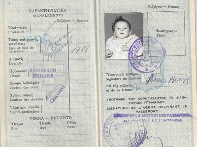 Το διαβατήριο της για να ταξιδέψει στην Αμερική