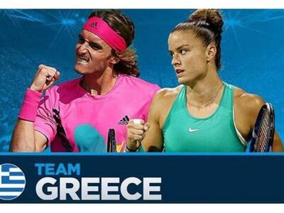 Μαρία Σάκκαρη και Στέφανος Τσιτσιπάς πέρ...