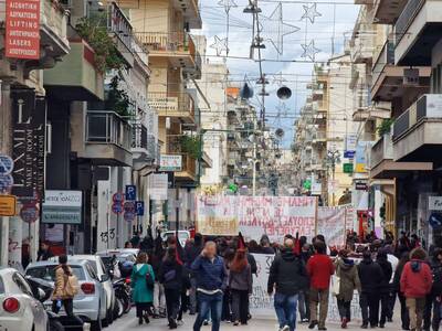 Πάτρα: Πορεία στο κέντρο για τον Αλέξη Γ...