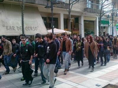 Αγρίνιο: Πορεία φοιτητών σε κεντρικούς δ...