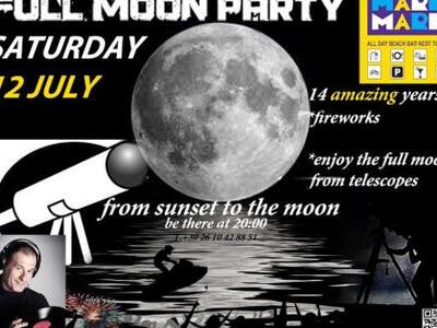 Full Moon party σήμερα στο Mare Mare 